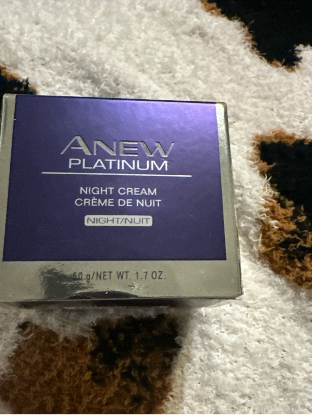 Avon~Anew Platinum Night Cream~Net wt. 1.7 oz.~New in Box
